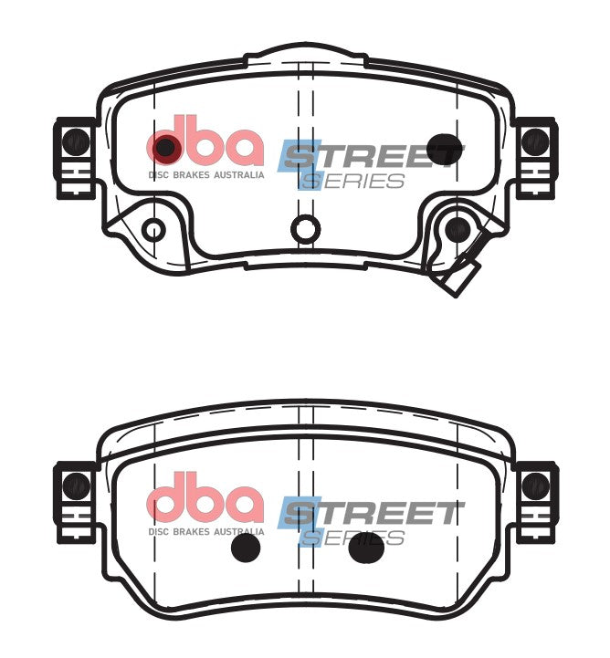 Pastiglie freni Street Series ceramico - asse posteriore - Nissan Leaf 2017 / Nissan Qashqai (J11) 2014-2019 / Nissan X-Trail 2017-2019 / Nissan X-Trail 5 Seat 2014-2015 / Nissan X-Trail 7 Seat 2014-2015 (+2 modelli)