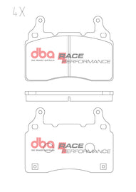 Pastiglie freni Race Performance - Chevrolet Camaro (6th Gen) SS 2016-2024 / Tesla Model S 2012-2017 / Tesla Model 10 2015