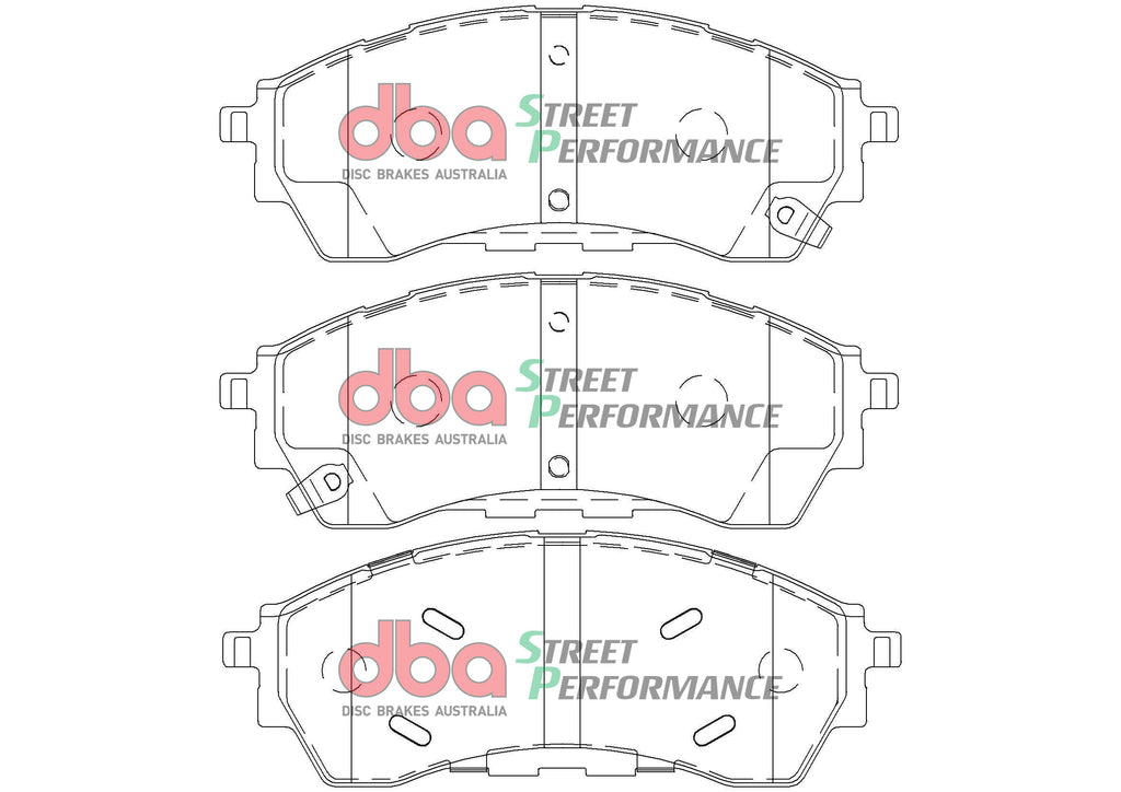 Kit dischi e pastiglie Street Performance T2 scanalato - Ford Ranger (4th Gen) 2023-2025 / Volkswagen Amarok (Mk2) 2022 - DBA3160S-2379SP