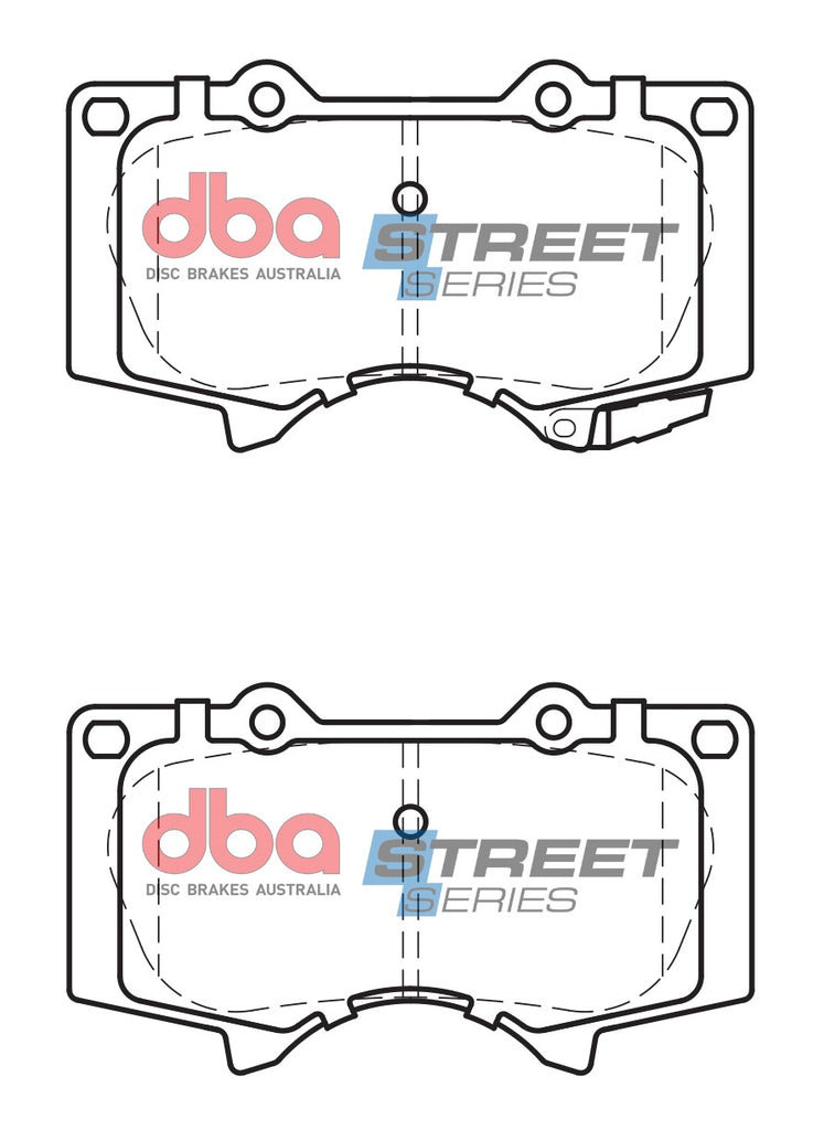 Pastiglie freni Street Series ceramico - asse anteriore - Toyota Fortuner AN150 / 160 2016 / Toyota Hi-Lux 2023