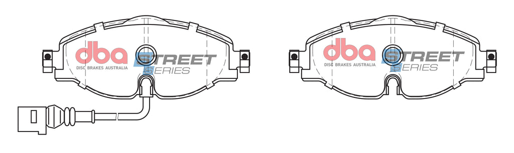 Pastiglie freni Street Series ceramico - asse anteriore - Audi A1 GB 2018 / Audi A3 8V 2012-2020 / Audi A3 8Y 2020-2023 / Audi A3 Cabrio 8V 2014-2020 / Audi A3 Cabrio quattro 8V 2014-2020 (+37 modelli)