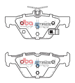 Pastiglie freni Street Series ceramico - asse posteriore - Subaru Forester 2019 / Subaru Impreza 2018 / Subaru Levorg VM 2015-2021 / Subaru Outback 2015 / Subaru XV 2017-2019