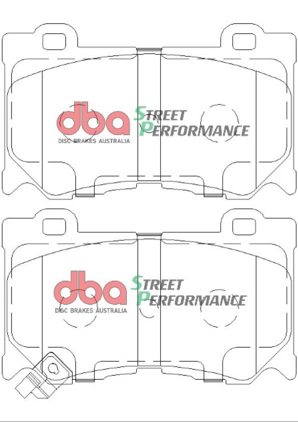 Pastiglie freni Street Performance - asse anteriore - Infiniti FX30D 2010-2013 / Infiniti FX37 2008-2013 / Infiniti FX50 2008-2013 / Infiniti G37 2008-2014 / Infiniti M30D 2010-2014 (+11 modelli)