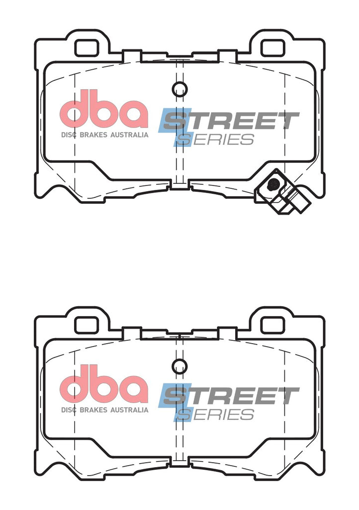 Pastiglie freni Street Series ceramico - asse anteriore - Infiniti FX30D 2010-2013 / Infiniti FX37 2008-2013 / Infiniti FX50 2008-2013 / Infiniti G37 2008-2014 / Infiniti M30D 2010-2014 (+11 modelli)