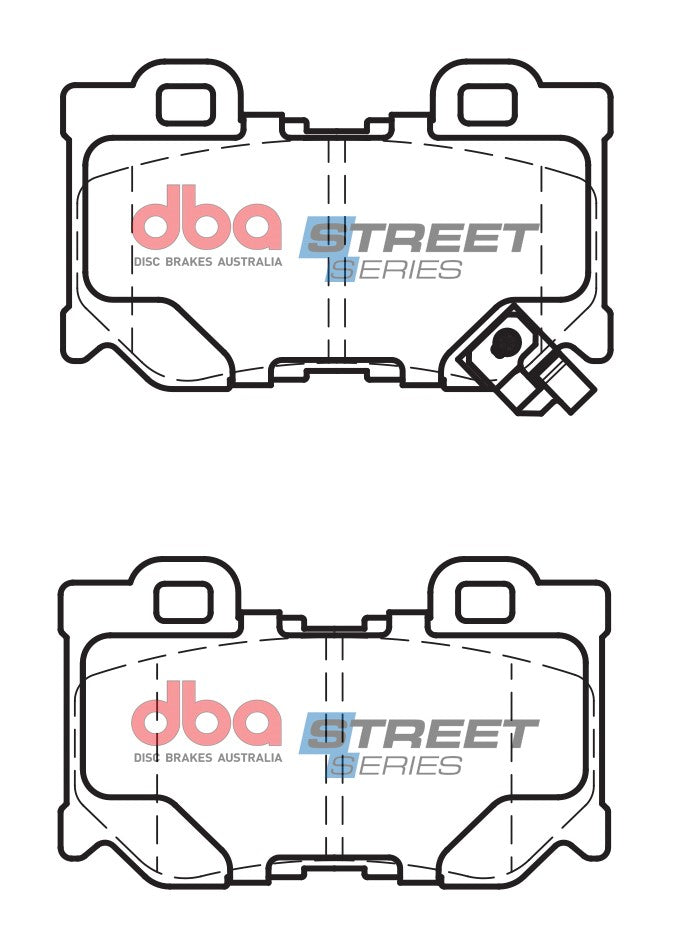 Pastiglie freni Street Series ceramico - asse posteriore - Infiniti FX30D 2010-2013 / Infiniti FX37 2008-2013 / Infiniti FX50 2008-2013 / Infiniti G37 2008-2014 / Infiniti M30D 2010-2014 (+11 modelli)