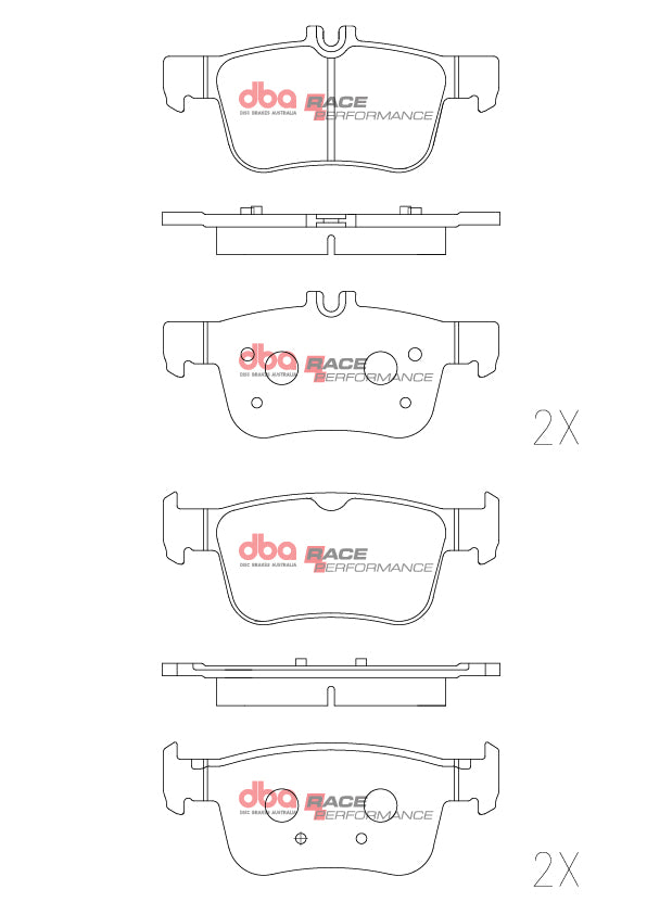 Pastiglie freni Race Performance - Honda Civic (10th Gen) 2017 / Honda Civic (10th Gen) FK8 2017