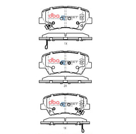 Pastiglie freni Hyundai Ioniq / Kia Niro 2017 On F - Hyundai Elantra 2011-2015 / Hyundai Veloster 2011-2015 / Hyundai i-30 GD 2012-2017 / Hyundai i-30 PD 2017 / Kia Cee'd (JD) 2012-2018 (+1 modelli)