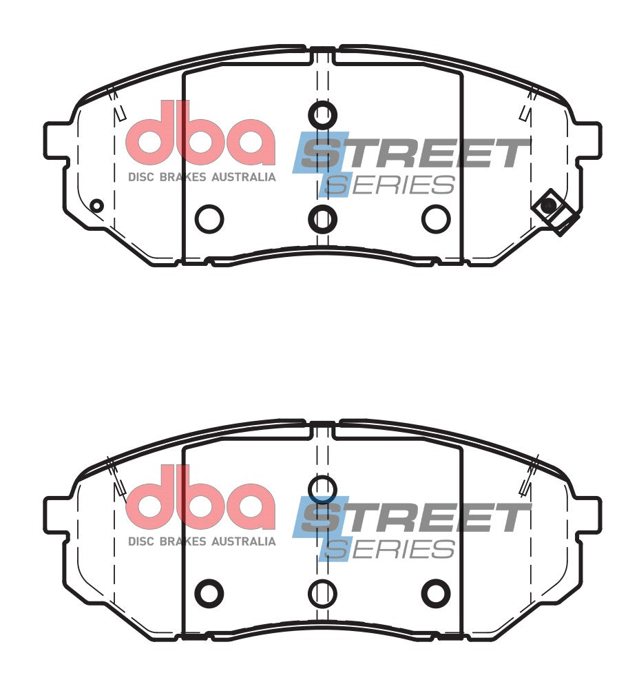Pastiglie freni Street Series ceramico - asse anteriore - Hyundai Santa Fe 2019 / Kia Sorento 2015-2020