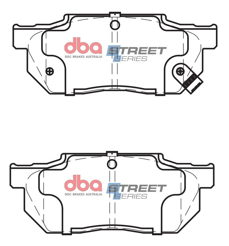 Pastiglie freni Street Series ceramico - asse anteriore - Honda Civic (4th Gen) EC 1987-1991 / Honda Civic (5th Gen) EG3 1991-1995 / Honda Integra (Not UK) AV / DA1 1985-1989 (+2 modelli)