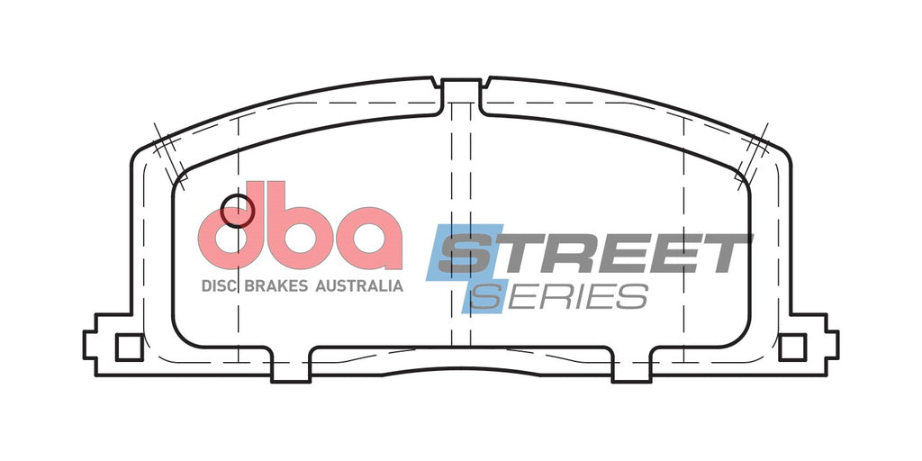 Pastiglie freni Street Series ceramico - asse anteriore - Toyota Camry CV10R 1984-1986 / Toyota Camry CV11R 1985-1987 / Toyota Camry SV10R 1982-1987 / Toyota Camry SV11R 1984-1987 (+36 modelli)