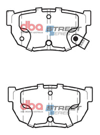 Pastiglie freni Street Series ceramico - asse posteriore - Nissan 200SX (S13) 1988-1995 / Nissan 200SX (S14) 1993-1999 / Nissan Silvia (S14) 1993-1999 / Nissan Silvia (S15) 1999-2002