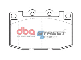 Pastiglie freni Street Series ceramico - asse anteriore - Mazda RX7 1986-1991 / Mazda RX7 FC 1989-1993 / Mazda RX7 FD1 1991-1997 / Mazda RX7 FD3 1991-2002