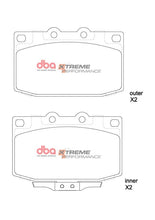 Load image into Gallery viewer, Pastiglie freni Xtreme Performance - asse anteriore - Mazda RX7 1986-1991 / Mazda RX7 FC 1989-1993 / Mazda RX7 FD1 1991-1997 / Mazda RX7 FD3 1991-2002