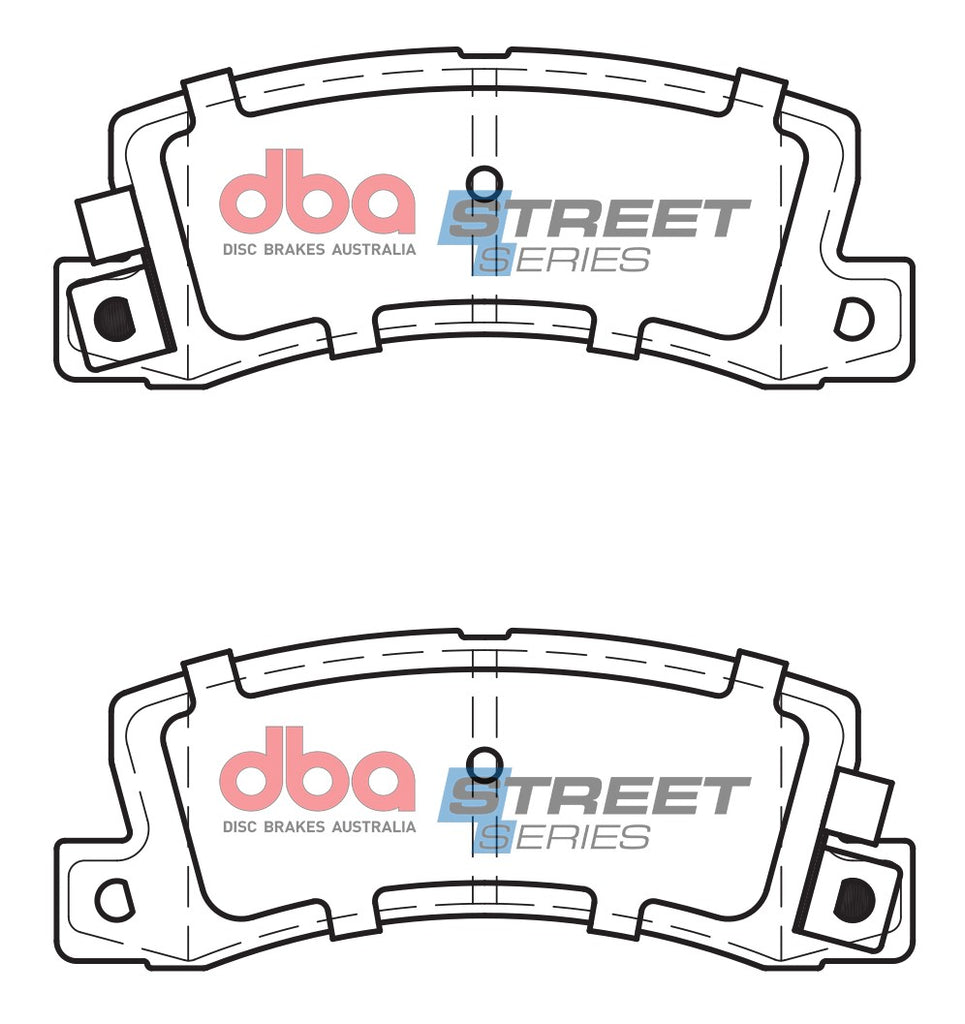 Pastiglie freni Street Series ceramico - asse posteriore - Toyota Corolla AE102 1993-1997 / Toyota Corolla AE111 1997-2002 / Toyota Corolla AE82 1984-1987 / Toyota Corolla AE92 1987-1992 (+7 modelli)
