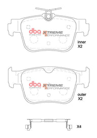 Pastiglie freni Xtreme Performance - asse posteriore - Audi A3 8Y 2020 / Audi A3 quattro 8Y 2020-2023 / Audi RS3 8Y 2021-2025 / Audi S3 8Y 2020 / Cupra Formentor 2020-2024 / Cupra Leon 2022-2024 (+2 modelli)