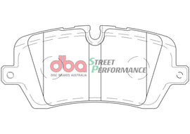 Pastiglie freni Street Performance - asse posteriore - Land Rover Defender 110 L663 2020 / Land Rover Defender 90 L663 2020 / Land Rover Discovery 5 2017-2019 / Land Rover Range Rover L405 2012-2020 (+1 modelli)