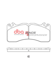 Pastiglie freni Race Performance - pastiglia 15,6 mm - asse anteriore - Ford Mustang (6th Generation) 2015-2024
