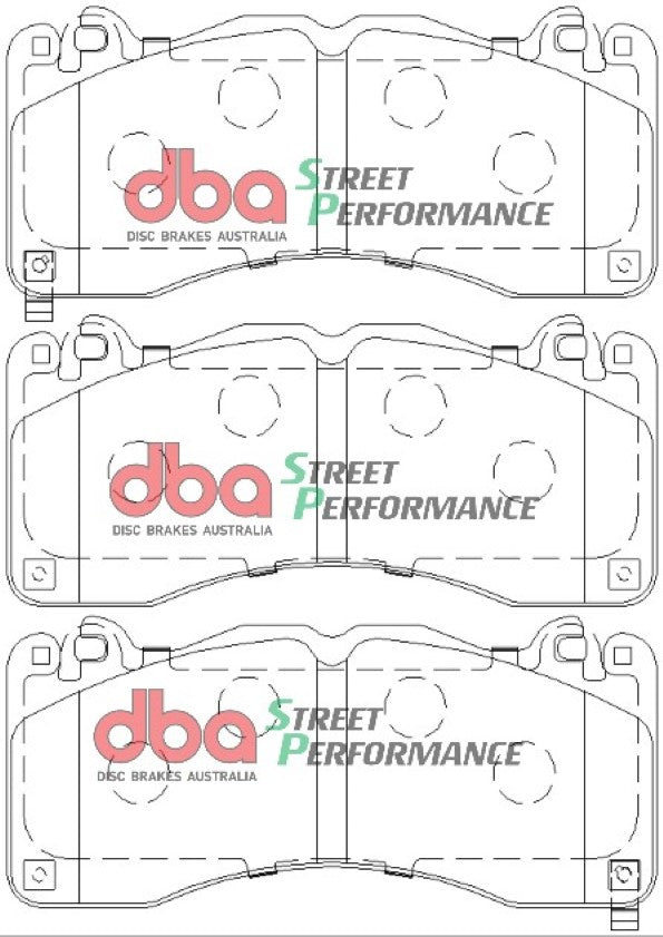 Kit dischi e pastiglie Street Performance T3 scanalato - Ford Mustang (6th Generation) 2015-2024 - DBA42166S-9021SP