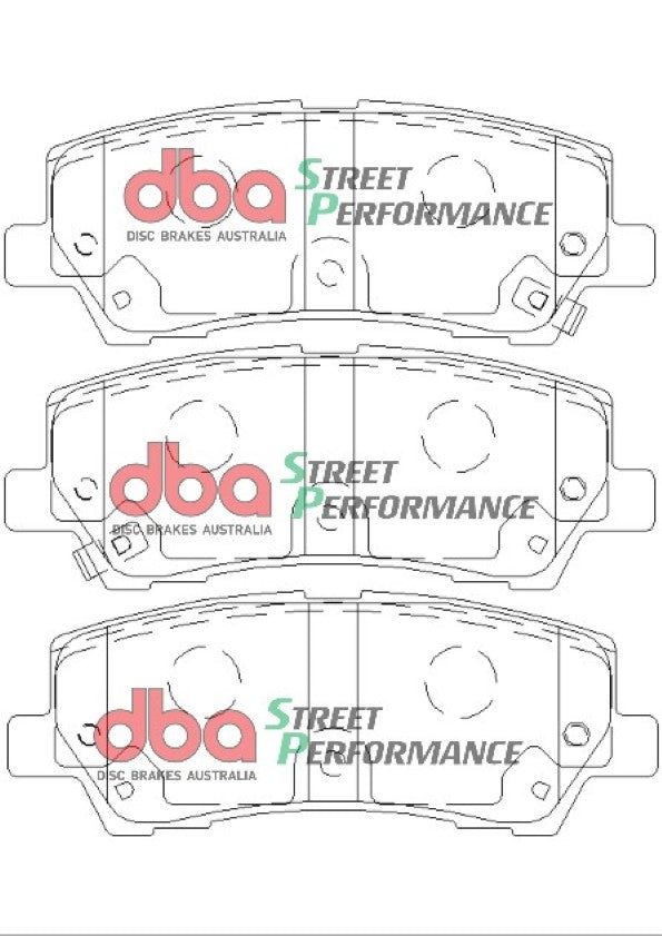 Kit dischi e pastiglie Street Performance T3 scanalato - Ford Mustang (6th Generation) 2015-2024 - DBA42165S-9022SP