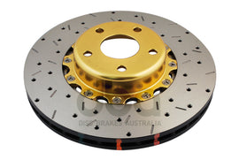 Disco freno 5000 Series forato incrociato e scanalato a 2 pezzi campana oro - Subaru BRZ 2012-2022 / Subaru Forester 2003-2018 / Subaru Forester SG5 2002-2008 / Subaru Impreza 1998-2012 / Subaru Impreza GB270 2007-2008 (+11 modelli)