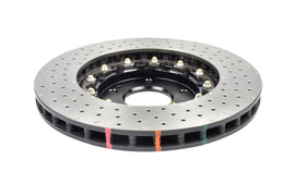 Disco freno 5000 Series forato incrociato e a fossette campana nera - Hyundai i-20 N 2021
