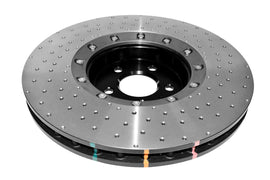 Disco freno 5000 Series forato incrociato e a fossette campana nera - Audi A8 quattro D4 / 4H 2010-2017 / Audi SQ5 8R 2013-2017