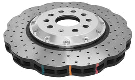 Disco freno 5000 Series forato incrociato e a fossette campana argento - Audi A3 8Y 2020 / Audi A3 quattro 8Y 2020-2023 / Audi Q3 quattro F3 2018 / Audi S3 8V 2013-2020 / Audi S3 8Y 2020 / Audi TT 8S 2014 (+26 modelli)