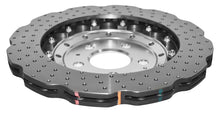 Carica l'immagine nel visualizzatore di Gallery, Disco freno 5000 Series forato incrociato e a fossette campana argento - Ø 330 mm - spessore 22 mm - Audi RS4 B8 2012-2016 - DBA52835WSLVXD