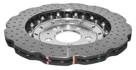 Disco freno 5000 Series forato incrociato e a fossette campana argento - Ø 330 mm - spessore 22 mm - Audi RS4 B8 2012-2016 - DBA52835WSLVXD