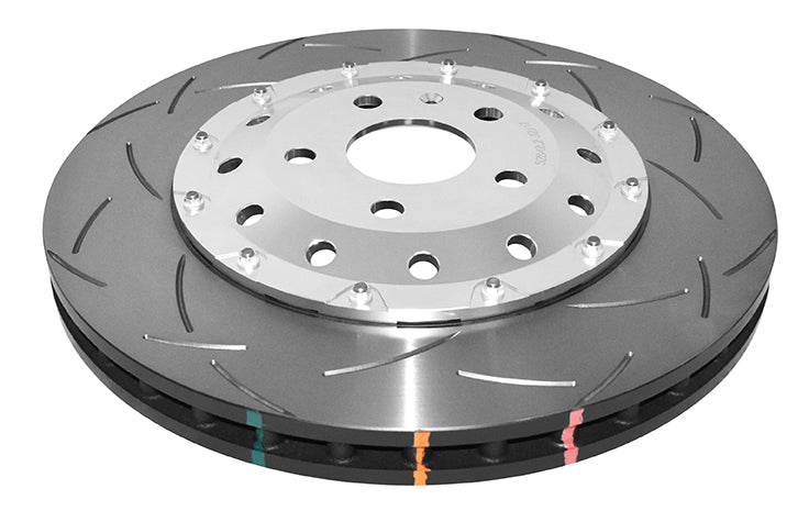 Disco freno 5000 Series T3 scanalato campana argento - Audi TTRS Plus quattro 8J 2012-2014 / Audi TTRS quattro 8J 2009-2014 / Cupra Ateca 2018 / Cupra Formentor 2020-2024 / Cupra Leon 2020-2024 (+1 modelli)
