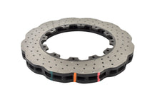 Load image into Gallery viewer, Disco freno 5000 Series forato incrociato, scanalato e a fossette (design Wave) solo disco - Ø 370 mm - spessore 34 mm - DBA52844.1WXD