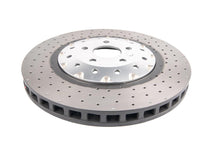 Carica l'immagine nel visualizzatore di Gallery, Disco freno 5000 Series forato incrociato e a fossette campana argento - Ø 390 mm - spessore 36 mm - Audi RS6 C7 2013-2015 / Audi RS7 4G8 2013-2016 - DBA53002SLVXD