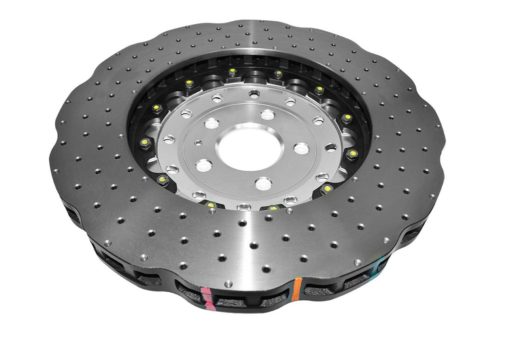 Disco freno 5000 Series forato incrociato e a fossette campana argento - Ø 390 mm - spessore 36 mm - Audi RS6 C7 2013-2015 / Audi RS7 4G8 2013-2016 - DBA53002WSLVXD