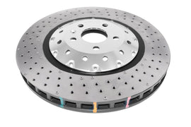 Disco freno 5000 Series forato incrociato e a fossette campana argento - Audi RS3 8V 2017-2020