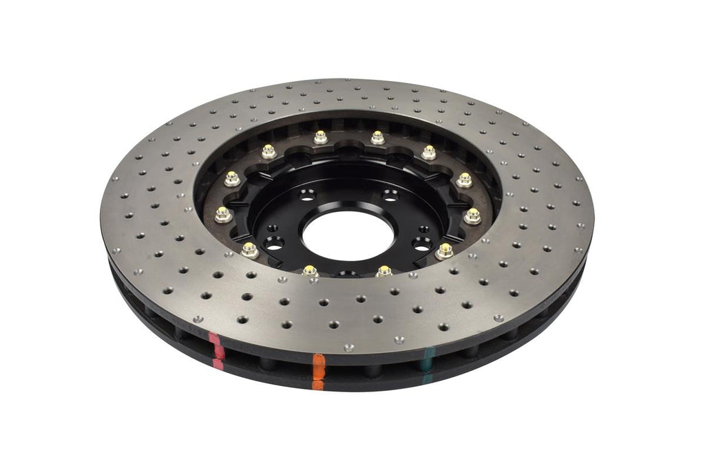 Disco freno 5000 Series forato incrociato e a fossette campana nera - Hyundai i-30 N PD 2017