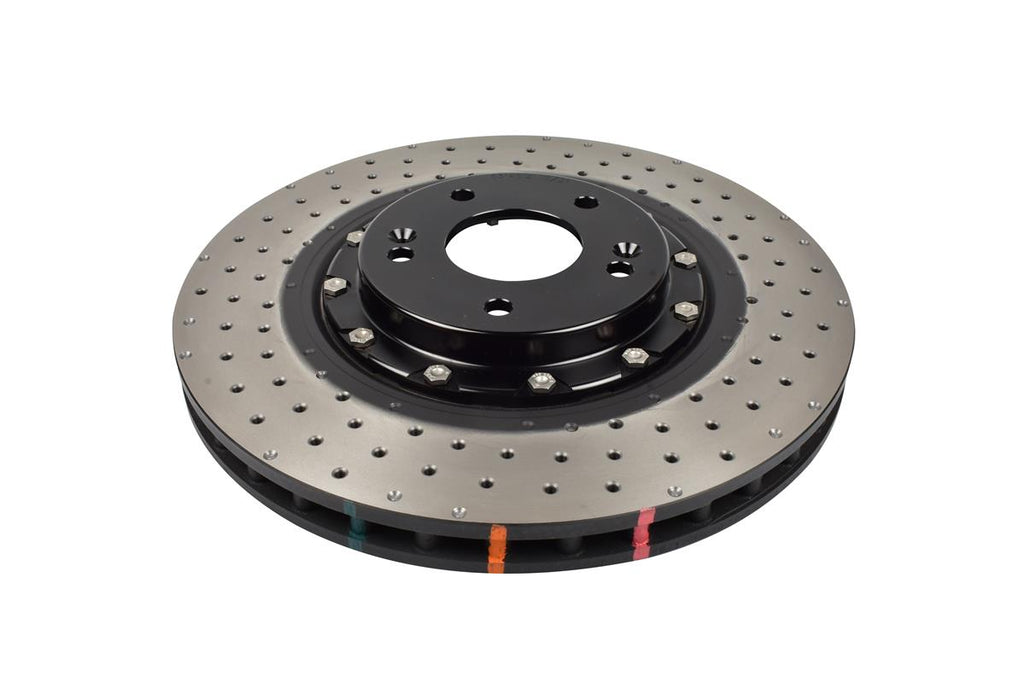 Disco freno 5000 Series forato incrociato e a fossette campana nera - Hyundai i-30 N PD 2017