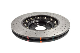 Disco freno 5000 Series forato incrociato e a fossette campana nera - Hyundai Kona N 2021 / Hyundai i-30 N PD 2021