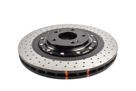 Disco freno 5000 Series forato incrociato e a fossette campana nera - Hyundai Kona N 2021 / Hyundai i-30 N PD 2021