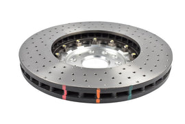 Disco freno 5000 Series forato incrociato e a fossette campana argento - Volkswagen Arteon R 2020 / Volkswagen Arteon Shooting Brake R 2020 / Volkswagen Tiguan (Mk2) 4Motion 2021 (+1 modelli)