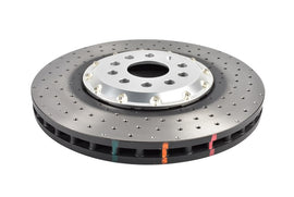 Disco freno 5000 Series forato incrociato e a fossette campana argento - Volkswagen Arteon R 2020 / Volkswagen Arteon Shooting Brake R 2020 / Volkswagen Tiguan (Mk2) 4Motion 2021 (+1 modelli)