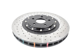 Disco freno 5000 Series forato incrociato e a fossette campana nera - Chevrolet Camaro (6th Gen) ZL1 2016-2024