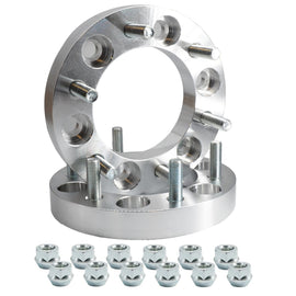 Distanziali ruota in alluminio 25mm 6x139.7 con bulloneria mozzo 106.5