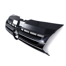 Griglia Paraurti Anteriore Nera Lucida con Supporto Stemma Bordo Cromato VW Transporter T5.1 09-15 - foto 6