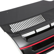Griglia Paraurti Anteriore Nera Lucida con Supporto Stemma Bordo Rosso VW Transporter T5.1 09-15 - foto 7