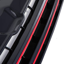 Griglia Paraurti Anteriore Nera Lucida Senza Stemma Bordo Rosso VW Transporter T5.1 09-15 - foto 5