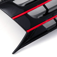Griglia Paraurti Anteriore Nera Lucida Senza Stemma Bordo Rosso VW Transporter T5.1 09-15 - foto 7