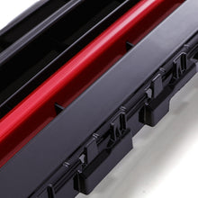 Griglia Paraurti Anteriore Nera Lucida Senza Stemma Bordo Rosso VW Transporter T6 16-19 - foto 6