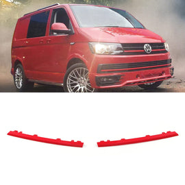 Listelli Calandra Superiore Rossa VW Transporter T6 16-19