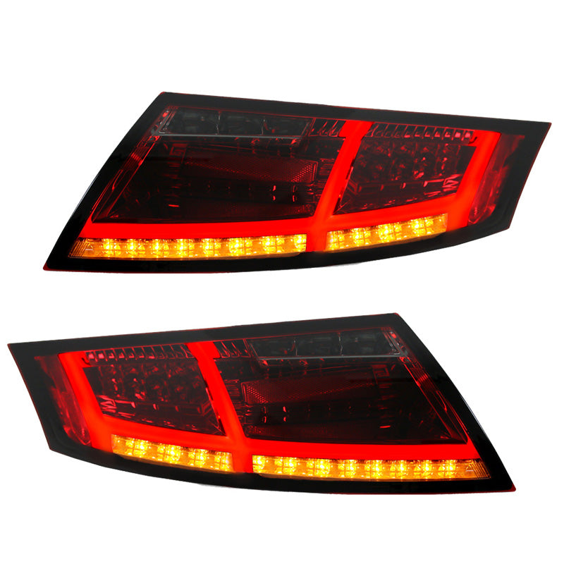Fanali Posteriori SK-Import Lente Rossa Audi TT 8J Frecce Dinamiche - foto 4