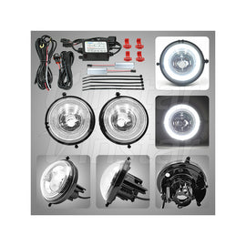 Fari Fendinebbia LED DRL SK-Import Neri Mini Clubman R55 Cabrio R57 Coupé R58 Countryman R60 - foto 2